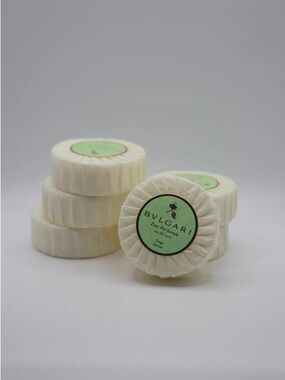 NEW BVLGARI Eau Parfumée au Thé Vert 6 Piece Soap Set